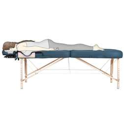 Earthlite INFINITY Conforma Portable Massage Table PACKAGE in use