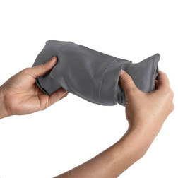 Holistic Alchemy Herbal Eye Pillow Case in use