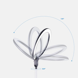 Daylight Co. AURA RING Light, Portable, Includes Carry Bag