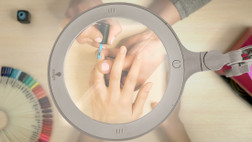 Daylight Co. OMEGA 7 Magnifying LED Lamp for use with nails