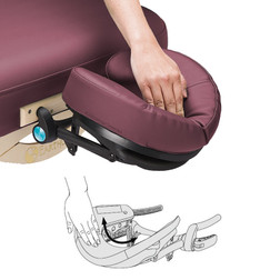 LEC Flex-Rest Head Rest with Strata Face Pillow - on table LEC Flex-Rest Head Rest with Strata Face Pillow - on table