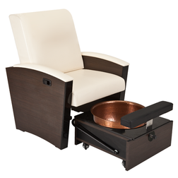LEC No-Plumbing Luxury TuckAway Pedicure Chair, MYSTIA