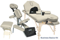 Custom Craftworks DESTINY LIFT BACK Portable Table Package, Business Basics Kit