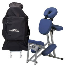 Stronglite ERGO PRO II Portable Tattoo Chair Package, Royal Blue