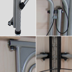 Earthlite Luna Portable Massage Table Leg Closeups Earthlite Luna Portable Massage Table Leg Closeups