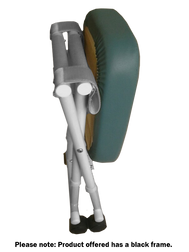 Massage Therapist Portable Rolling Stool folded
