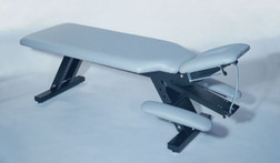 Galaxy Mfg Chiropractic Adjustment Table + Tilting Position, Padded Armrest, 1996-CA