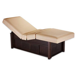 LEC PRO Salon Table, Craftsman, custom stained base