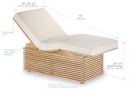 LEC PRO Salon Table dimensions