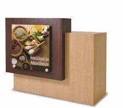 ANS Contemporary Reception Counter with optional signage