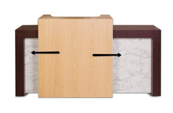 ANS MARBLE Reception Counter top counter slides