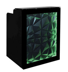 Deco 3D LED Reception Desk 36" Black
