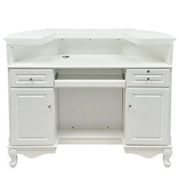 DIR REVIVAL II Reception Desk, White back view