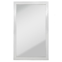 Deco VOLTAIRE Wall Mount Mirror distressed white