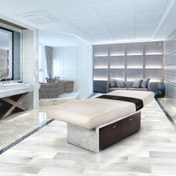 Insignia 2.0 Waterfall™ Multi-Treatment Table in a spa