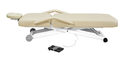 BLISS ADA Compliant Electric Lift Massage Table, Tilt Top laying flat
