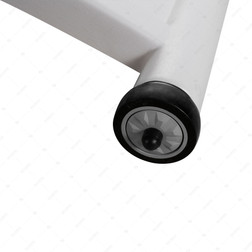 EQUILIBRIUM Electric Massage Table wheels close up
