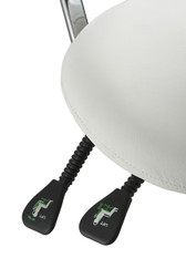 BEAUTY Esthetician Saddle Stool levers