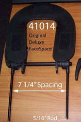 Touch America DELUXE Massage Table Face Cradle, Top View Touch America DELUXE Massage Table Face Cradle, Top View