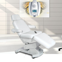 Silhouet-Tone Elite PLATINUM Esthetician Chair, View in Treatment Room Silhouet-Tone Elite PLATINUM Esthetician Chair, View in Treatment Room