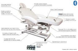 Silhouet-Tone SPA ONE Electric Lift Massage & Treatment Table, Without Cabinet, 