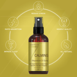 Seven Minerals, Calming Magnesium Spray, 4 fl oz, Key Features