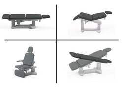 Oakworks 3000 Procedure Chair + Electric Double Pedestal sample of chair positions