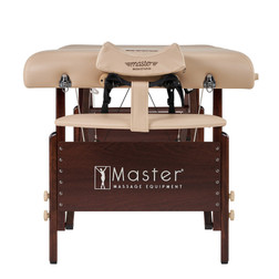 Master Massage Portable Salon Table, DEL RAY 30" + Therma-Top, Front View