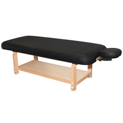 Earthlite Terra treatment table - with facerest, black Earthlite Terra treatment table - with facerest, black