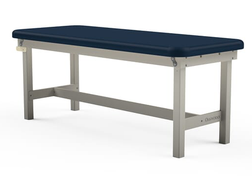 Oakworks POWERLINE Stationary Exam Table flat in gray