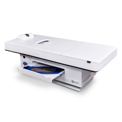 RADIANCE PT Pulsed Light Therapy Treatment Table with open blanket drawer