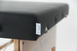 Low-Height 33.5" Wide Portable Massage Table square corners