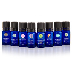 Earthlite Organic Essential Oils Single Note KIT, Eight-10ml