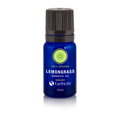 Earthlite Organic Essential Oils Single-Note, 10ml, LEMONGRASS