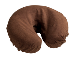 Custom Craftworks Massage Table Linens, Face Rest Covers, Flannel, Chocolate