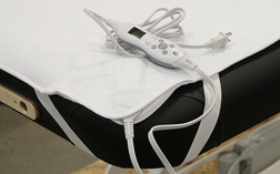 Custom Craftworks Massage Table Linens, Warming Pad, Electric, side straps