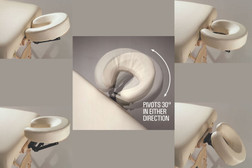 Custom Craftworks Pivot Posi-Tilt Massage Face Cradle-Positions Custom Craftworks Pivot Posi-Tilt Massage Face Cradle-Positions