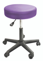 Custom Craftworks Massage Therapist Rolling Stool, Solutions, Purple Custom Craftworks Massage Therapist Rolling Stool, Solutions, Purple
