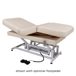 Touch America ADA-Compliant HILO POWERTILT Treatment Table, almond