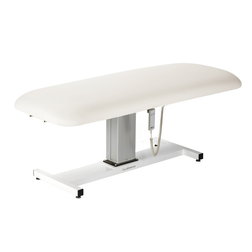 Touch America Wet/Dry Massage Table, Battery Lift Back, APHRODITE, White