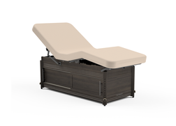 Oakworks Massage Table, Manual Adj Lift-Assist Backrest with cabinet Oakworks Massage Table, Manual Adj Lift-Assist Backrest with cabinet