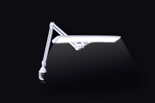 Daylight Co. LUMI Clamp-On Table Lamp, white