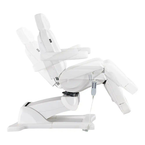 DIR Electric Podiatry Chair, PAVO, White, Backrest and Leg-rest Tilt Adjustments