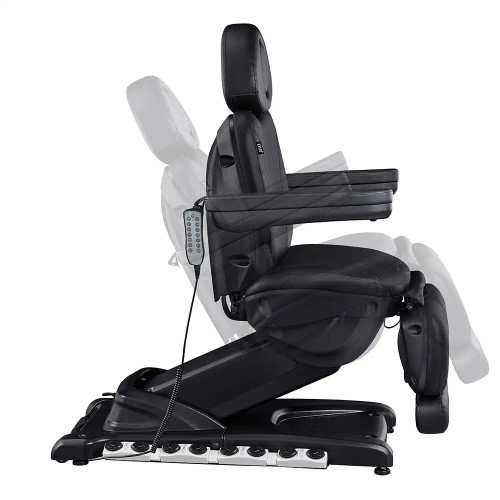 DIR Heated Electric Podiatry Chair, APOLLO, Black, Backrest and Leg-rest Tilt Adjustments
