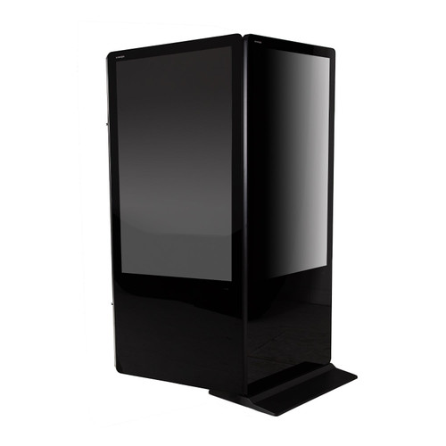 LEDScopic Double-Sided Vertical Touch Screen Kiosk, 55"