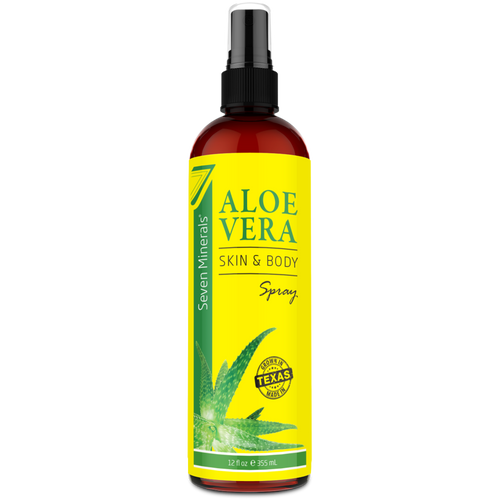Seven Minerals, Aloe Vera Skin & Body Spray, 12 fl oz