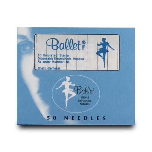 Silhouet-Tone Ballet Electrolysis Needles F3 Insulated (50/PKG)