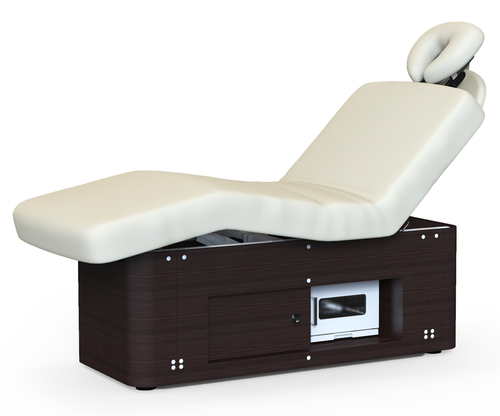 ECLIPSE Salon Top Spa and Treatment Table + Wooden Cabinet Base