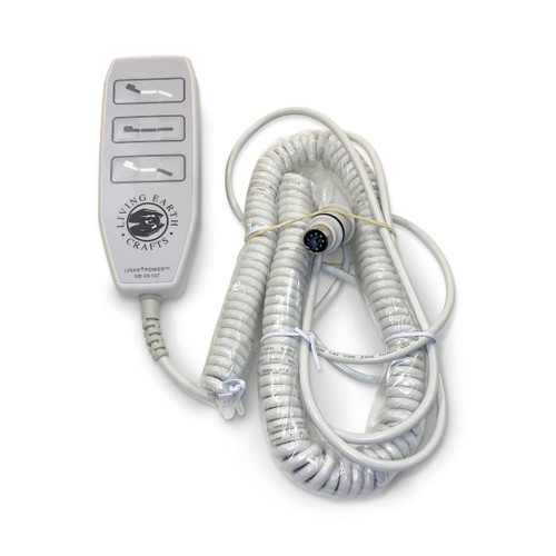 LEC Pro Salon Replacement Hand Control, Gray, Linak HB43-127 Living Earth Crafts - LEC