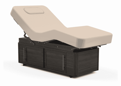 Oakworks Spa Salon Top Massage Table, CELESTA, Wooden Cabinet with optional ABC System